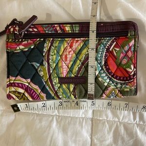 Vera Bradley RFID front zip Wristlet